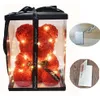 Släpp 40 cm tvålskum rosebjörn med LED -ljuskort i presentförpackningen för alla hjärtans dag och Girld Friend T200903268Q