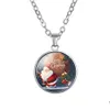 Pendentif Colliers Mode Joyeux Noël Bande Dessinée Collier Pour Femmes Hommes Enfants Renne Arbre Père Noël Cloche Bonhomme De Neige Chaînes Festival J Dhvsr