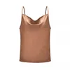 Women's Tanks Summer Silk-Like Satin Camisole For Women 9 Solid Colors Vest Sexy Camis Tank Ladies Strappy Top Clothes Basic