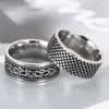 Cluster Ringen 2023 Punk Roestvrij Staal Voor Mannen Meerdere Stijlen Zwarte Verf Vintage Sieraden Groothandel