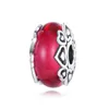 Mode nya färgglada glaspärlor charm hänge diy fit pandora armband halsband för kvinnor smycken tillbehör högkvalitet designer gåvor