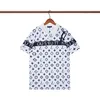 Summer Casual Shirts Men Black Tees Designer Men Polo Gu New Round Neck Fashion Polo Shirt Cci Vacation Sleeve Phantom Gate Letter Print Tops