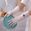 Rengöring av handskar 10 par PVC vattentät slitesistent nonslip latex material hushållsarbete tvättmoder kök 230809