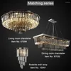 Lampade da parete Modern Led Creative Sconce Light Crystal Lights Fixtures per camera da letto Soggiorno Luxury Smoky Grey Indoor Home