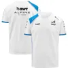 0axj 2023, camisetas de moda para hombre de Fórmula Uno, equipo de carreras de F1, camisa de manga corta alpina de verano para Alonso, deportes informales grandes de secado rápido