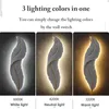 Wall Lamp Modern Feather Resin Lamps LED Sconces Bedroom Bedside Living Room Background Hallway Home Decor Indoor Lighting