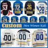 Buffalo''Sabres''26 Rasmus Dahlin 89 Alex Tuch Buffalo Hockey Jersey Personalizado Homens Mulheres Crianças Kyle Okposo Zemgus Girgensons Tage Thompson Jeff Skinner Craig