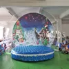 Christamas Inflável Snow Globe 3m (10ft) DIA Beautiful Globo de Bolha Inflável para Photo Photo Booth Clear Clear