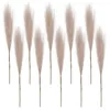 Decoratieve Bloemen 10Pcs Faux Pampas Gras Decor Bloemstuk Kunst Vaas Vulmiddel Kunstmatige Pompeuze Bruiloft Scène Boho S