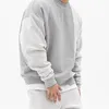 Camisolas masculinas moda hip hop ginásio o pescoço esportes manga longa hoodies moletom de fitness casual solto moletom masculino treinamento pulôver roupas casuais