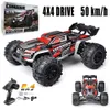 Brinquedos de transformação Robôs Escala Grande RC 50km / H Alta Velocidade Crianças Brinquedos para Meninos Carro de Controle Remoto 2.4G 4WD Off Road Monster Truck 230808