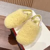 pantofole da donna di design pantofole diapositive sandali sabot bianco nero marrone giallo sandali lunghi in pelle di vitello fussbett shearling marrone chiaro Z9Hh #