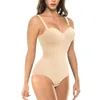 Kvinnors shapers bodysuit Shapewear for Women Mage Control Dress Backless Tops Body Shaper med inbyggd behå