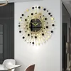 Wall Clocks Living Room Quartz Clock Luxury Modern Mute Hanging Watches Household Nordic Fashion Ornament Home Decoration