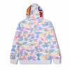 A Bathing Ape Lente en Herfst Nieuwe Casual Shark Camouflage Hooded Sweater voor heren en dames Bathing Ape Hooded