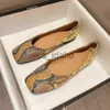 Jurk Schoenen Vrouwen Mode Loafers Dames Snakeskin Flats Bootschoenen Comfortabele Sexy Puntige Tenen Klassieke Lederen Casual Schoenen J230808