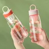 Butelki z wodą 450/550 mlplastic przenośna szkoła butelek do picia herbaty kubek na świeżym powietrzu