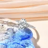 Wedding Rings ATTAGEMS Oval Cut 3 5CT Diamond Ring for Women 18K 14K 10K Gold Passed Tester Engagement Fine Jewelry Wholesale 230808