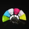 Partihandel 300st/Lot FedEx DHL Gratis frakt Heta artiklar Badminton Keychain Key Chain Keyring Key Ring Mix Colors LL