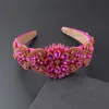 Wedding Hair Jewelry Headwear Fashion Baroque Full Color Rhinestones Personality Headband Ladies Party Beautiful Hair Accessories Hairpin 866 230809