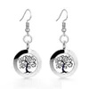 Dangle Lustre Arbre De Vie Diffuseur D'huile Essentielle Boucles D'oreilles Pour Les Femmes En Acier Inoxydable Magnétique Aromathérapie Médaillon Drop Fashion D Dhseh