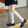 Calcetines de mujer Medias Primavera/Verano Calcetines finos japoneses JK para niñas Edición coreana Malla Tendencia Calcetines de pantorrilla Dulce y lindo Estilo universitario Versátil Casual