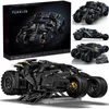 Blocks kompatibel 76240 Chariot Dark Knight Batmobile 2049 Stück Modellbausteine Spielzeug für Kinder Weihnachten Geburtstagsgeschenke 230809