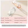 Cluster Rings CYJ European Interwoven Line Pearls 925 Sterling Silver Ring For Women Birthday Party Gift Jewelry