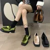 Jurk Schoenen Korea Mode Vierkante Neus Platform Loafers Vrouwen Luxe Fluwelen Mocassins Dames Brand Design Slip-on Jurk schoenen J230808