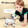 Elektrisch/RC Dieren Smart Electronic Animal Pets RC Robot Dog Voice Afstandsbediening Speelgoed Grappig Zingen Dansen Robot Puppy Verjaardagscadeau voor kinderen 230808