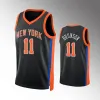 New''york''knicks''basketball Jersey RJ Barrett Jalen Brunson Julius Randle Custom Obi Toppin Evan Fournier Derrick Rose Immanuel Quickley