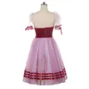 Scène Porter Giselle Longue Jupe Enfants Adulte Compétition Robe Personnalisée Tutu Performance Fille Gaze Jaune Vin Rouge