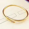 Een klassieke designer armband manchet bangle Just a Clou nagelarmband luxe sieradenset Auger Lovers mannen en vrouwen 16 19 cm goud Rose 18k goud