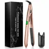 Curling Irons 2 em 1 Alisador e modelador de cabelo Ceramic Flat Iron Crimper LCD Alisamento Corrugado Waver 230809