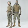 Vêtements de sport à capuche tactique Camouflage vêtements costume armée Fans CS champ Combat entraînement uniforme tir en plein air chemise militaire