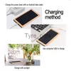 Banki zasilające telefon komórkowy 30000 mAh Slim Solar Power Bank ładowanie przenośne 2USB Outup Outdoor Travel Zewnętrzna bateria na laptop iPhone Xiaomi x0809