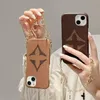 Fashion designer bracelet Phone Cases For iPhone 14 15 13 12 11 Pro Max Case Luxury Brand Cell phone chain shell