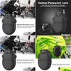 Motorcycle Helmets Helmet Password Lock Wire Rope Steel Code Anti-Theft Safety Bicycle Suitcase Lage Drop Delivery Mobiles Motorcycl Dhnsg