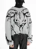 Damestruien Ecologisch dorp Zwart Wit Truien Y2k Kleding Truien Destroyed Ripped damestrui Harajuku Hole Sweater 230808