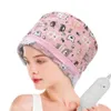 Cutting Cape Hair Steamer Cap Pu PVC Liner 3 Gears Justerbar elektrisk uppvärmning Spa Nourishing Thermal Treatment Hat Salon Home Care 230809