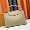 louiseViutionBag designer bag Capucines Handbag Large Capacity Tote Bags Women Crossbody Bag Grained Genuine Leather Classic Letter Adjustable Removable Strap T
