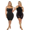 Women's Shapers Maxi Bodycon Shaper Dress Built In Bra Bodysuit For Women Long Backless Slip Spaghetti Strap Dresses With Shapewear