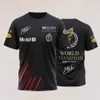 W1FT 2023 Formuła 1 T-shirty modowe F1 Racing Team Summer New Kotorów Mistrz Świata Fani samochodów Max Oddychany czerwony kolor byka