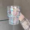 Klassisk transparent cocktailglas mugg skalle öl dricksglas med handtag dryckskopp för vatten juice kaffe whisky glas hkd230809