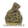 Men's designer Hoodie Full zip hoodie Women's Black camouflage jacket Hoodie Sweatshirt Men's and Women's sweater Long Sleeve coat in camouflage print, size: S--3XL