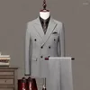 Men's Suits Custom Made Groom Wedding Dress Blazer Pants Business High-end Classic Trousers SA08-34599
