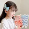 Hårtillbehör All-Match Princess Bow Clip Pearl Bowknot Hairpin Set Children Girl Korean Style Barrette