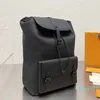 Borsa nera Zaini firmati da uomo Borse per libri Moda donna All-match Borsa da viaggio di grande capacità Trend Zaino nero