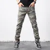 Hommes Jeans Street Fashion Hommes Camouflage Militaire Pantalon Élastique Slim Fit Vintage Poche Designer Hip Hop Pantalon Hombre 230809