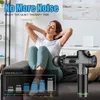 Helkroppsmassager Fascial Massage Gun Electric Percussion Pistol Massager för Body Neck Back Deep Tissue Muscle Relaxation Pain Relief Fitness 230826